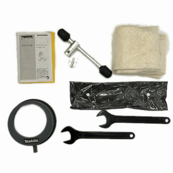 ☆中古品☆makita マキタ 100V 160mm ダイヤコアドリル DM122 本体+台座+ケース付 ダイヤモンドコアドリル ダイモドリル 穴あけ130014 - 10
