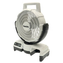 ☆美品☆makita マキタ 14.4V/18V/100V 充電式ファン CF203D 白/ホワイト 本体＋ACアダプタ付 コードレス 扇風機 送風機118020 - 2