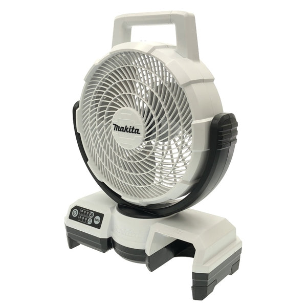 ☆美品☆makita マキタ 14.4V/18V/100V 充電式ファン CF203D 白/ホワイト 本体＋ACアダプタ付 コードレス 扇風機 送風機118020 - 2