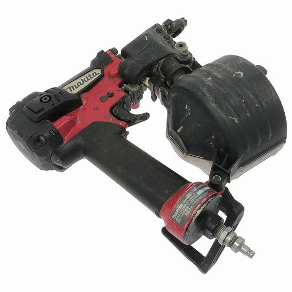 ☆中古品☆makita マキタ 高圧 50mm エア釘打 AN512H 赤/レッド 釘打ち機 エアーツール エア工具 内装128281 - 4