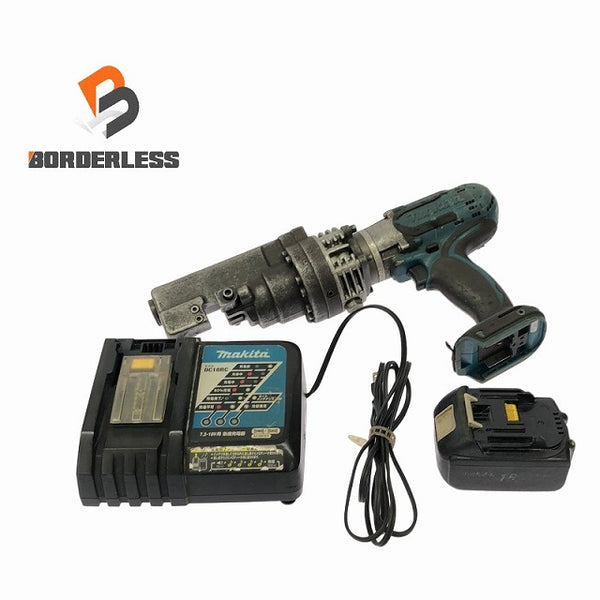 ☆中古品☆OGURA オグラ 18V 充電式鉄筋切断機 HCC-16DF 切断径16mm バッテリ1個(3.0Ah) 充電器付 コードレス 鉄筋カッター113517 - 1