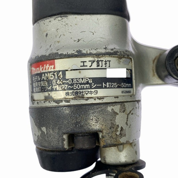 ☆中古品 2点セット☆ makita マキタ 50mm 常圧エア釘打機 AN514 50mm 仕上釘打機 AF502 コイルネイラ フィニッシュ128723 - 6