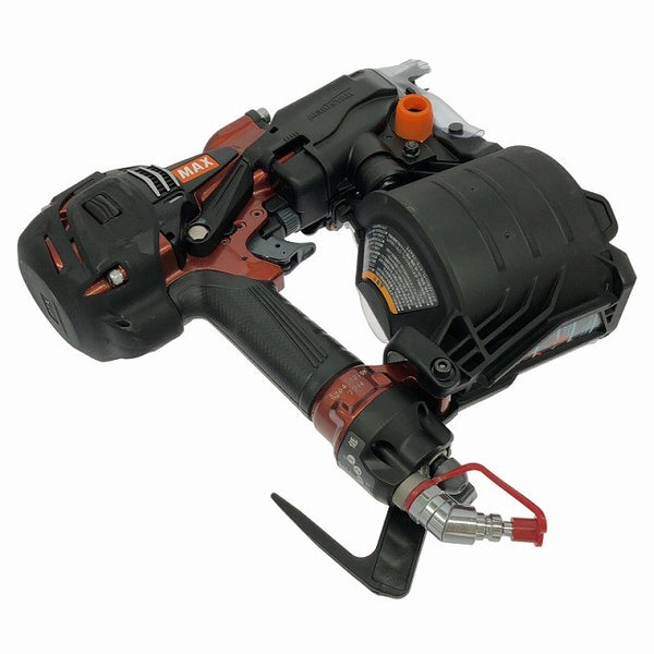 ☆未使用品☆ MAX マックス 75mm 高圧釘打機スーパーネイラ HN-75N4(D)-R AEROSTAR/エアロスター マイスターレッド135088 - 6