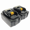 ☆中古美品2個※0回と1回 グリス少残☆makita マキタ 18V 6.0Ah 純正 リチウムイオンバッテリー BL1860B 残量表示付 雪マーク133575 - 5