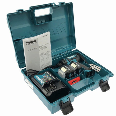 ☆中古美品☆makita マキタ 10.8V 充電式ドライバドリル DF033D バッテリ2個(4.0Ah1.5Ah) 充電器 ケース付 ドリルドライバー136994 - 0