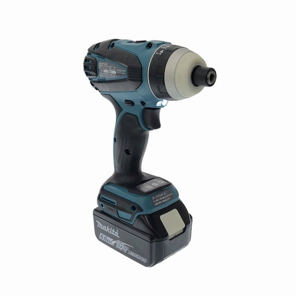 ☆未使用品☆ makita マキタ 18V 4モードインパクトドライバー TP141DRGX 青/ブルー バッテリー2個(6.0Ah)充電器+ケース133099 - 5