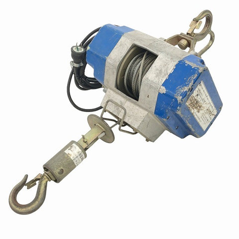 ☆中古品☆ 富士製作所 電動ウインチ シルバーホイスト VX-120S 120kg ワイヤーウインチ 荷揚げ ウィンチ119217 - 0