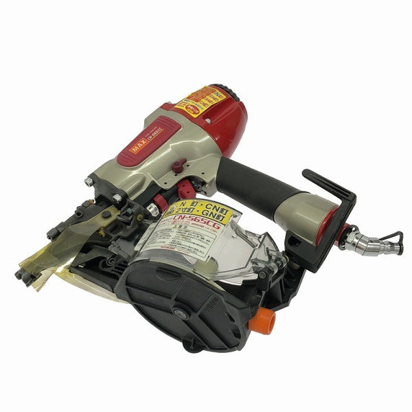 ☆美品☆MAX マックス 65mm 常圧コイルネイラ CN-565CG ケース付 釘打ち機 釘打機 大工道具 エアツール エアー工具137585 - 4