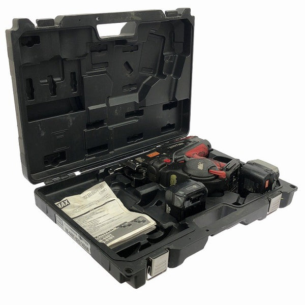 ☆中古品☆ MAX マックス 14.4V 鉄筋結束機 RB-440T バッテリー2個(14.4V5.0Ah.14.4V3.0Ah)付き135044 - 2