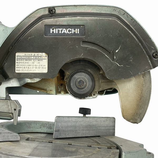 ☆中古品☆HITACHI 日立工機 100V 216mm 卓上丸のこ C8FC マルノコ/丸鋸 切断機 木工用 電動工具114847 - 8