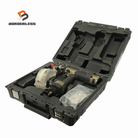 ☆中古品☆HiKOKI ハイコーキ 41mm 高圧 ねじ打機 WF4HS ハイゴールド ケース付 ねじ打ち機 ターボドライバー エアビス打機122705