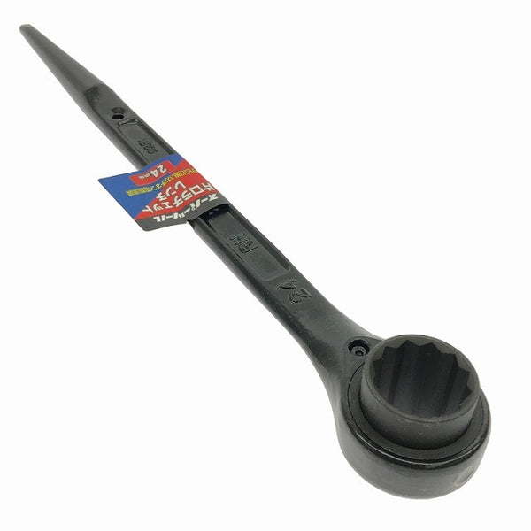 ☆未使用品8本セット☆スーパーツール 片口ラチェットレンチ RH17 RH19 RH24 ロブスター モンキーレンチ M200 ハンドツール135594 - 7