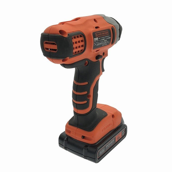 ☆美品☆B＆D BLACK+DECER ブラック＆デッカー 18V コードレスインパクトドライバー BPCI18 バッテリ2個 充電器 ケース117663 - 6