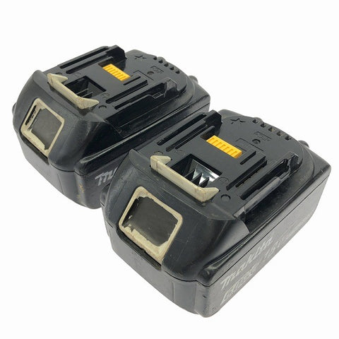 ☆中古品 5点セット☆makita マキタ 18V 6.0Ah 純正 リチウムイオンバッテリー BL1860B×4台 急速充電器 DC18RF136119 - 0