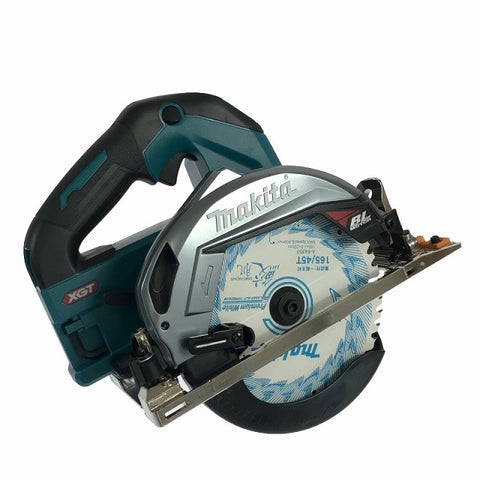 ☆未使用品☆makita マキタ 40Vmax 165mm 充電式マルノコ HS002GZ 青 本体＋鮫肌チップソー付 コードレス 丸ノコ 丸のこ 116296 - 0