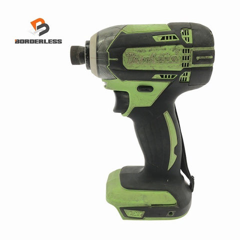 ☆中古品☆makita マキタ 18V 充電式インパクトドライバ TD149D ライム 本体のみ コードレス バッテリー式137559