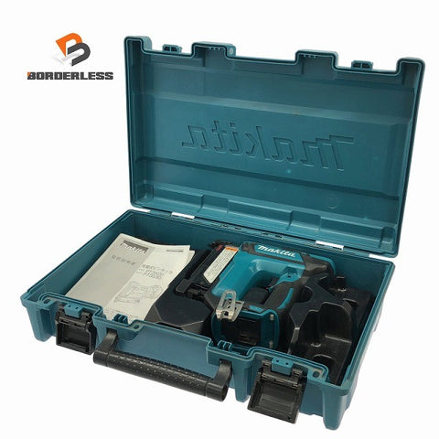 ☆比較的綺麗☆makita マキタ 18V 35mm 充電式ピンタッカー PT353DZK 本体＋ケース付 コードレス ピンネイラ ピン釘打機 電動工具134938