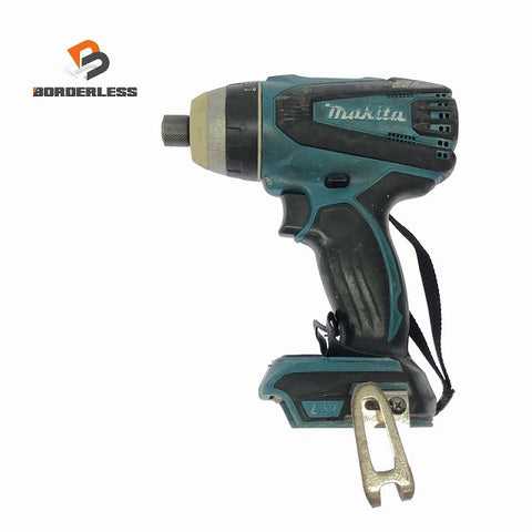 ☆中古品☆makita マキタ 18V 充電式4モードインパクトドライバー TP141D 青/ブルー 本体のみ コードレス バッテリー式133220