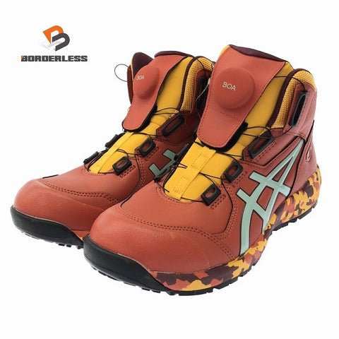 ☆箱なし未使用品☆ASICS アシックス 安全靴 WINJOB CP304 BOA MARBLE 1273A095  スパイスラテ×ライトセラドン 25.0cm125806