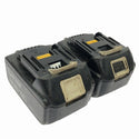 ☆中古品 5点セット☆makita マキタ 18V 6.0Ah 純正 リチウムイオンバッテリー BL1860B×4台 急速充電器 DC18RF136119 - 6