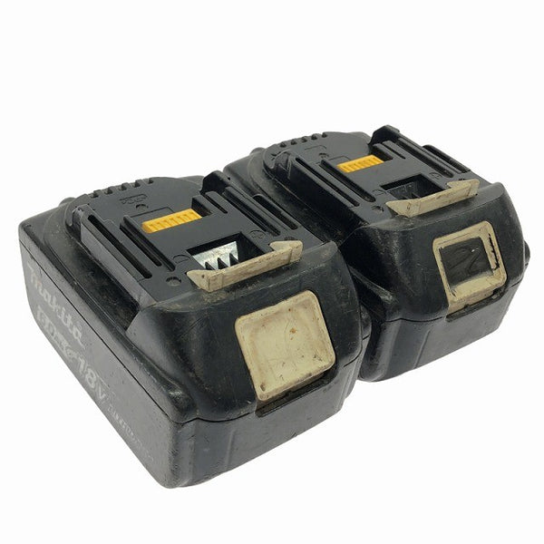☆中古品 5点セット☆makita マキタ 18V 6.0Ah 純正 リチウムイオンバッテリー BL1860B×4台 急速充電器 DC18RF136119 - 6