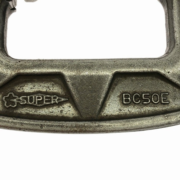 ☆中古品4点セット☆SUPER スーパーツール シャコ万力(バーコ型) BC50E×4 クランプ 固定 ハンドツール 溶接 日曜大工136818 - 9