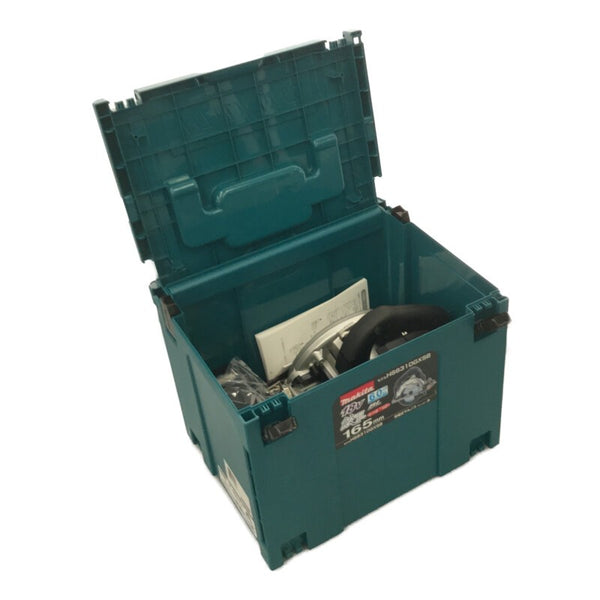 ☆未使用品 makita マキタ 18V 165mm 充電式マルノコ HS631DGXSB 黒 バッテリ2個(6.0Ah) 充電器 鮫肌チップソー ケース コードレス133651 - 3