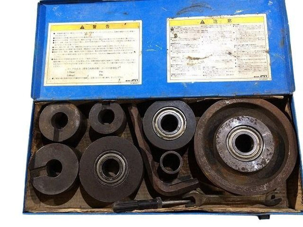 ☆中古品☆OGURA オグラ 100V バーベンダー MB-22 カラー3個＋ローラー3個付 大型 可搬用鉄筋曲げ機 鉄筋ベンダー - 10