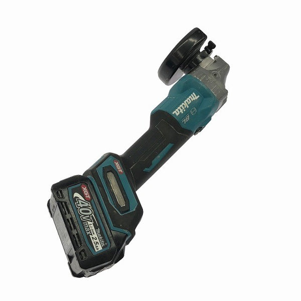 ☆中古品☆makita マキタ 40Vmax 100mm 充電式ディスクグラインダ GA001GRDX バッテリ2個(40Vmax2.5Ah) 充電器付125798 - 4