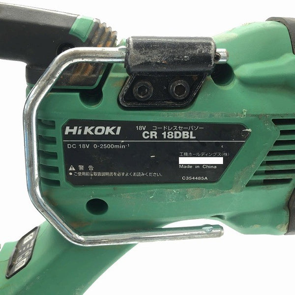 ☆中古品☆HiKOKI ハイコーキ 18V コードレスセーバソー CR18DBL 本体のみ 充電式レシプロソー セーバーソー 多目的用 切断機114921 - 10