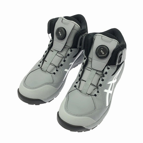 ☆未使用品☆ ASICS アシックス プロスニーカー WINJOB CP314 BOA 1273A124-020 WIDE GRAVEL/WHITE 27.0cm130549 - 0