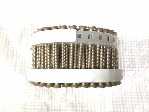 ☆未使用品5箱セット☆恩智製鋲 ロール連結カラーねじ(ノンクロム) SCN3941N ブロンズ 125本×16巻 2000本入×5ケース ロールビス - 5