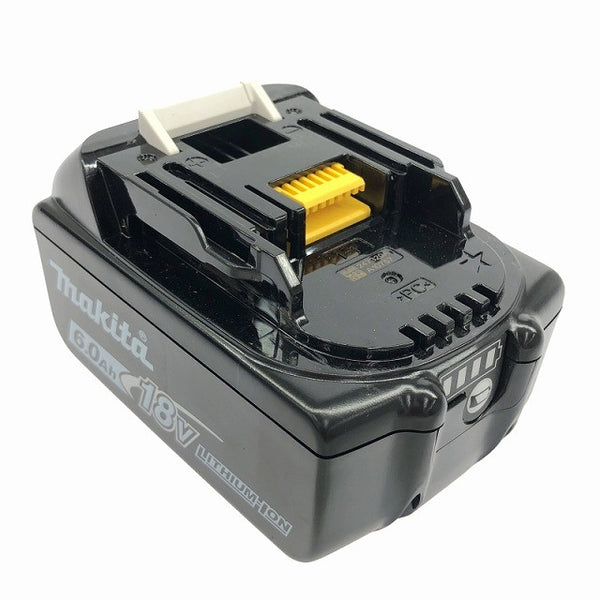 ☆箱グリス無し0回 未使用品☆makita マキタ 18V 6.0Ah 純正 リチウムイオンバッテリー BL1860B 残量表示有 雪マーク 飛行機マーク130647 - 5