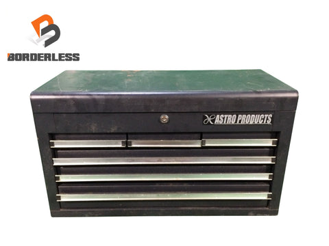 ☆中古品☆ASTRO PRODUCTS アストロプロダクツ 4段引き出し ツールチェスト 黒/ブラック 工具箱 ツールボックス137241