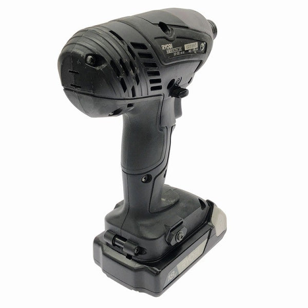 ☆中古品☆RYOBI リョービ 18V 充電式インパクトドライバー BID-1805 バッテリ1個(1.5Ah) 充電器 ケース付 コードレス133210 - 6