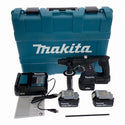 ☆未使用品☆makita マキタ 18V 充電式ハンマドリル HR244DRGXB 黒 バッテリ2個(18V6.0Ah) 充電器 ケース付 ハンマードリル134810 - 3