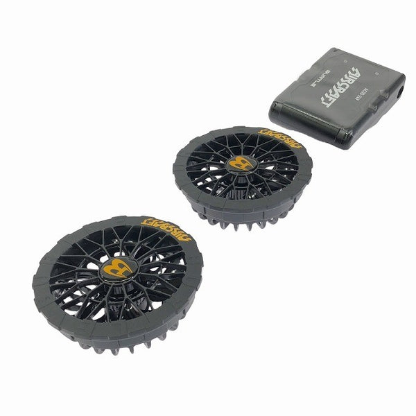 ☆未使用品セット☆BURTLE バートル エアークラフト リチウムイオンバッテリー AC09 ファンユニット AC09-1 暑さ対策 - 4
