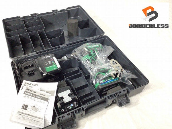 ☆未使用品☆HiKOKI ハイコーキ 36V コードレスインパクトレンチ WR36DD(2XPSZ) バッテリ2個(2.5Ah) 充電器 ケース付 充電式117017 - 2