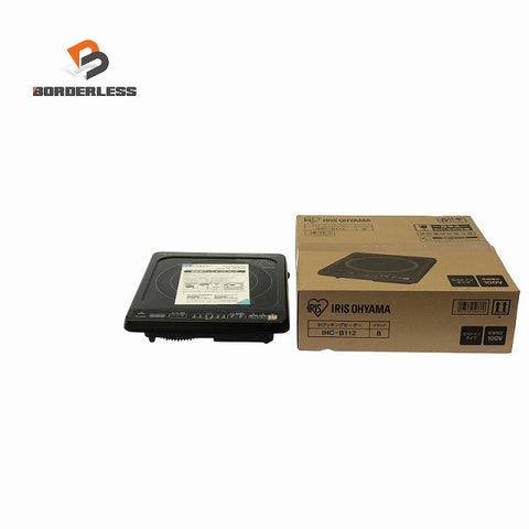 ☆未使用品☆IRIS OHYAMA アイリスオーヤマ 100V IHクッキングヒーター IHC-B112-B 黒/ブラック ビルトインタイプ IHヒーター130470