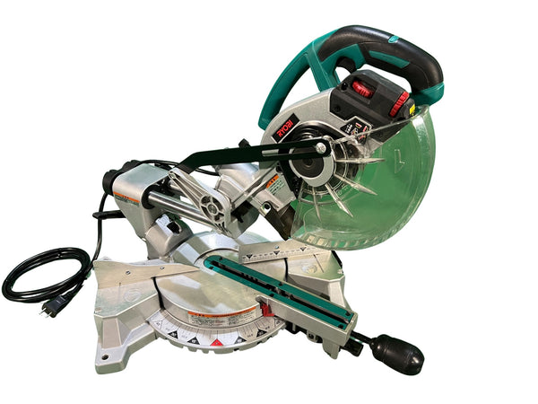 ☆比較的綺麗☆RYOBI リョービ 100V 卓上スライド丸ノコ TSS-192 替刃1枚付き 集じん袋付き  切断機131402 - 7