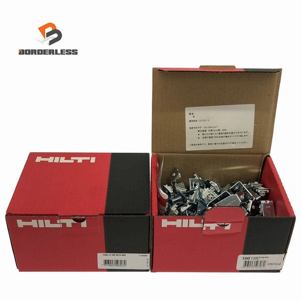 ☆未使用品 100個×2箱☆HILTI ヒルティ シーリングハンガー 100x X-HS W10 MX / X-HSW10MX コンクリート用137154 - 1