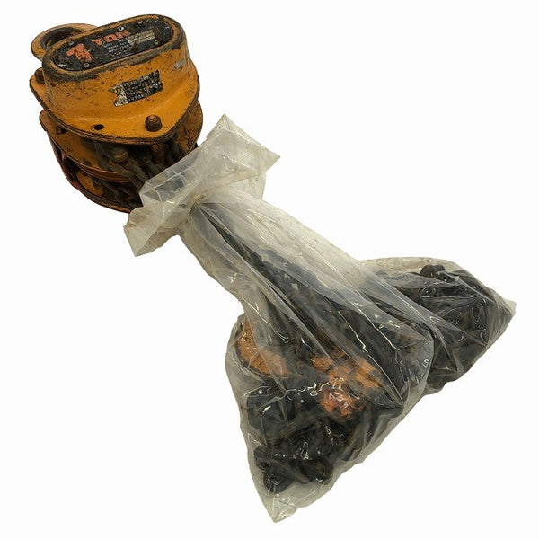 ☆中古品2個セット☆KITO キトー チェーンブロック M3形 CB010 荷重1.0ton/1ton 揚程2.5m 手動式 チェンブロック 吊り具 荷揚げ機136338 - 3