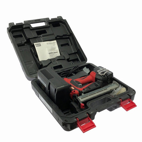 ☆比較的綺麗☆MAX マックス 18V 充電式フィニッシュネイラ TJ-35FN1 バッテリ1個(5.0Ah) 充電器 ケース付 コードレス 仕上釘打機128169 - 0