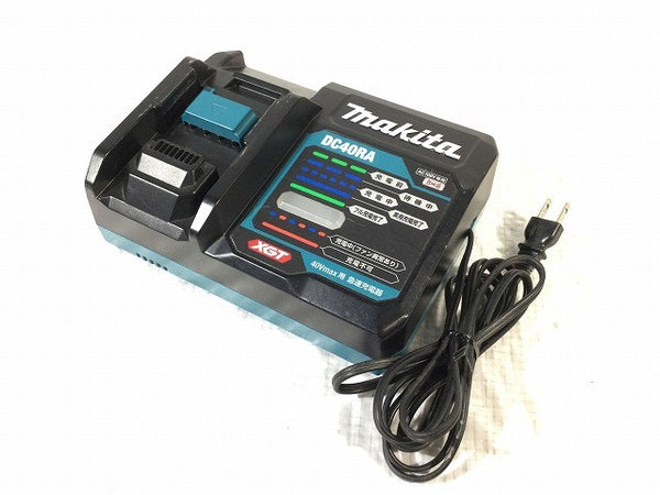 ☆比較的綺麗 2点セット☆makita マキタ 40Vmax 2.5Ah 純正リチウムイオンバッテリ BL4025 純正急速充電器 DC40RA129038 - 9