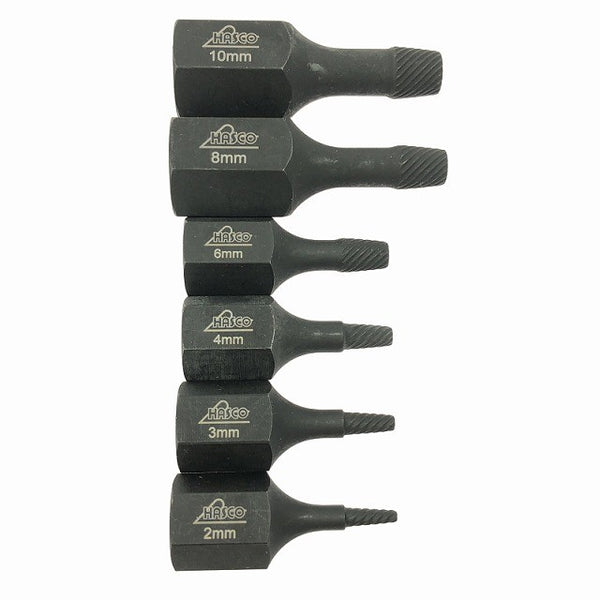 ☆未使用品☆HASCO ハスコー スクリューエキストラクター セット LE-0210 折れ込みボルト抜き取りツール 自動車工具132594 - 10