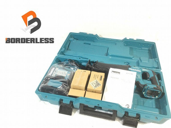 ☆未使用品☆makita マキタ 18V 充電式レシプロソー JR187DRGX バッテリ2個(6.0Ah) 充電器 ケース付 セーバーソー/セーバソー116995 - 1