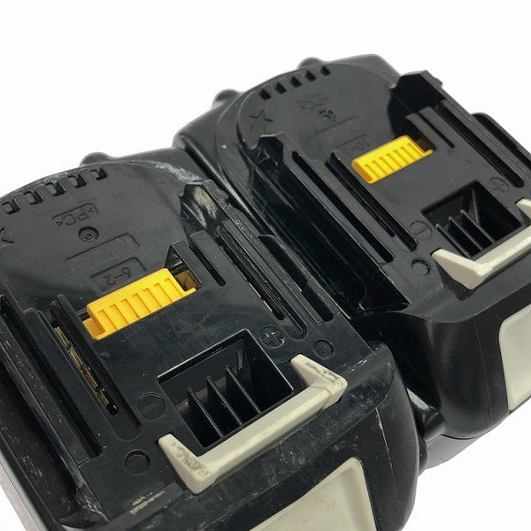 ☆比較的綺麗2個※充電回数2回と3回☆makita マキタ 18V 6.0Ah 純正 リチウムイオンバッテリー BL1860B 雪マーク 残量表示付127919 - 9