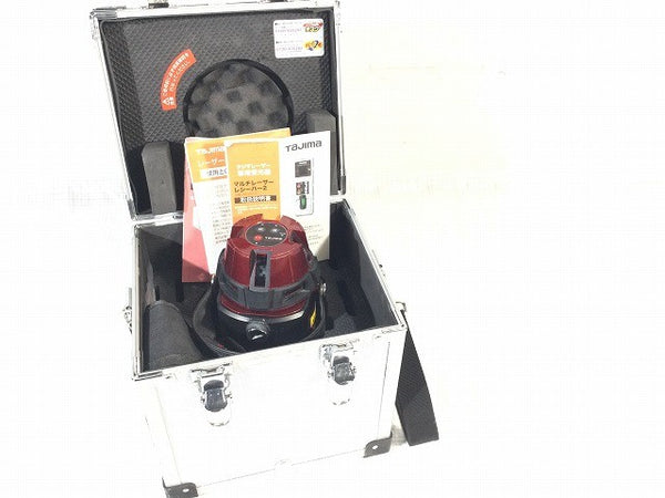 ☆比較的綺麗☆TAJIMA タジマ レーザー墨出し器 ZEROS-KJC 受光器 三脚 ケース付 ZERO センサーKJC 乾電池専用 レーザー墨出し機123457 - 2