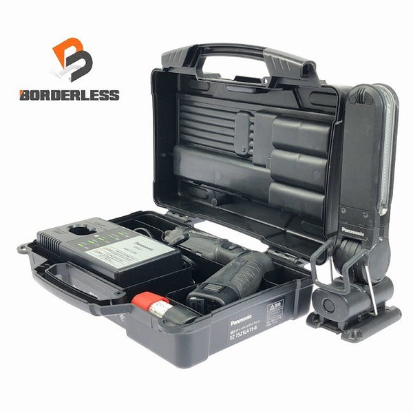 ☆中古品セット☆Panasonic パナソニック 充電スティックインパクトドライバ EZ7521 バッテリー2個+充電器+ケース+LEDライト EZ3720 - 1
