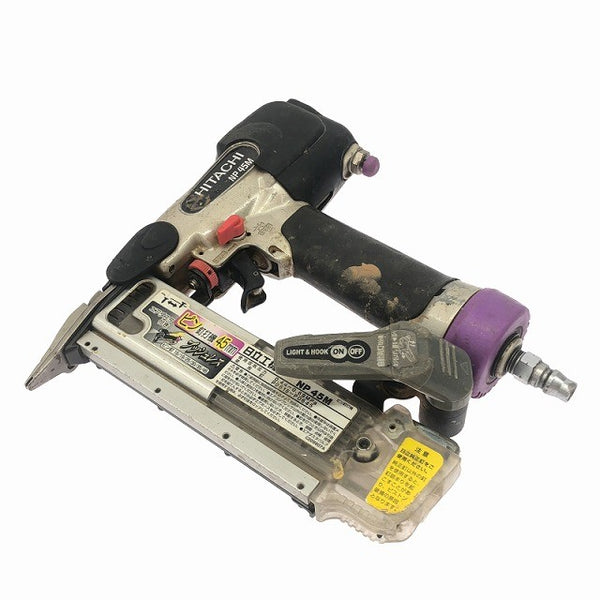 ☆中古品☆HITACHI 日立工機 45mm 常圧 ピン釘打機 NP45M ピンタッカ ピンネイラ ピン釘打ち機 エア工具135666 - 2